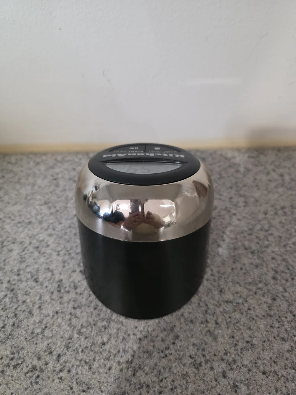 KitchenAid Black and Silver Digital Kitchen Timer